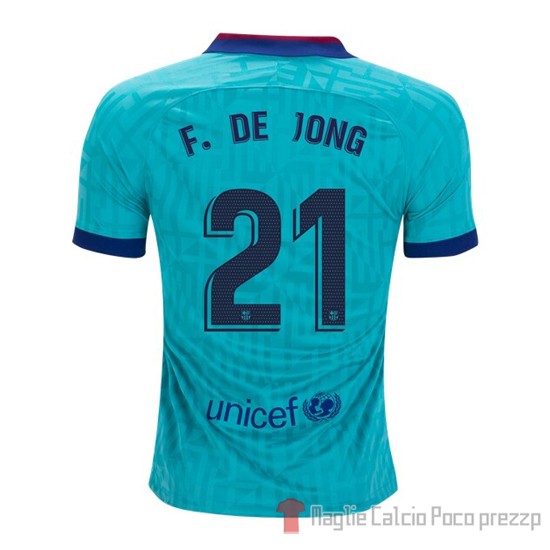Maglia Barcellona Giocatore F.de Jong Terza 2019/2020 - Clicca l'immagine per chiudere